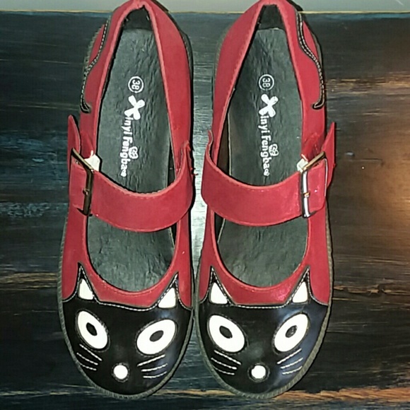 Cute Kitty Kat shoes size 38 - Picture 2 of 4